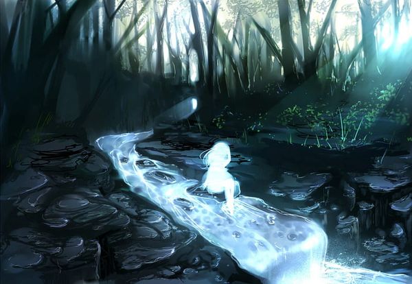 A ghost in the river may not want to be nice to you